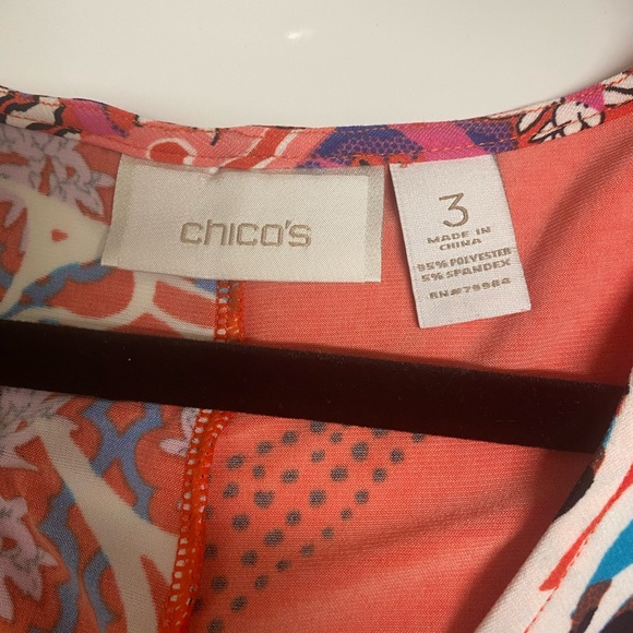 Chico’s Hailey Handkerchief Hem Dress - Picture 5 of 7